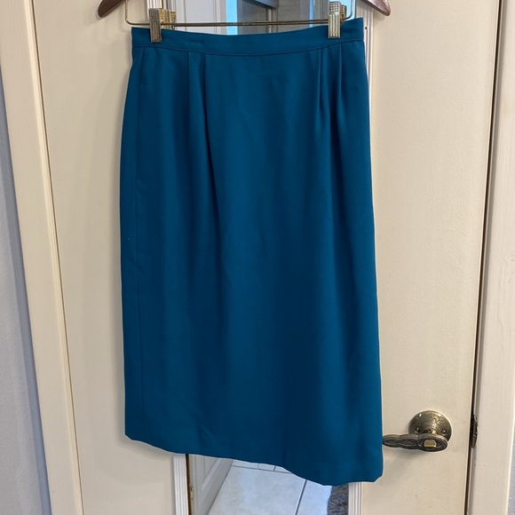 NEW Kasper Teal 2Piece Suit - Picture 9 of 13